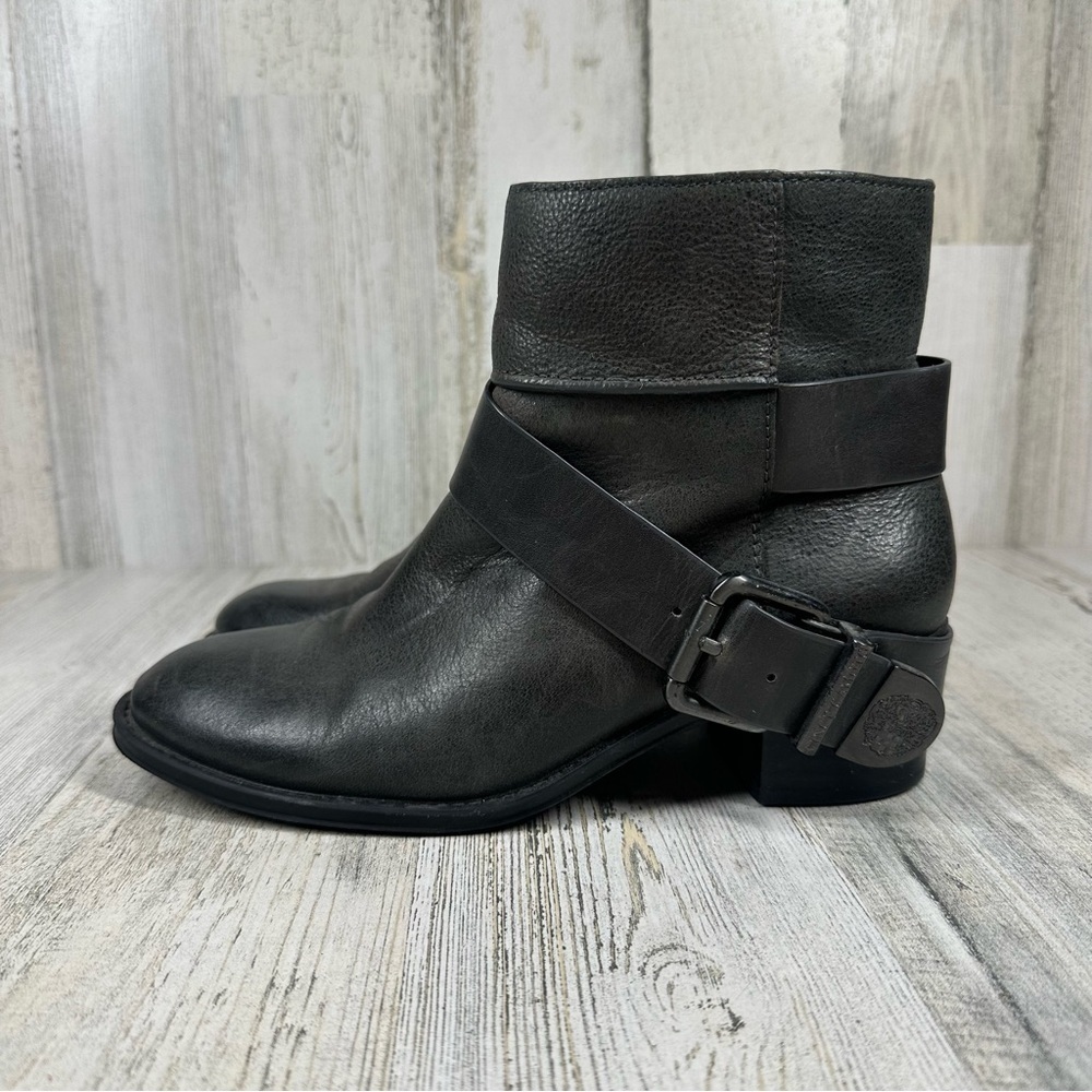 Vince Camuto Romeo Buckled Ankle Boots in‎ Grey #301